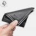 LAORENTOU Men's Wallets Genuine Leather Mens Bifold Wallets with Zipper Coin Pocket Casual Men Purse Slim Wallet