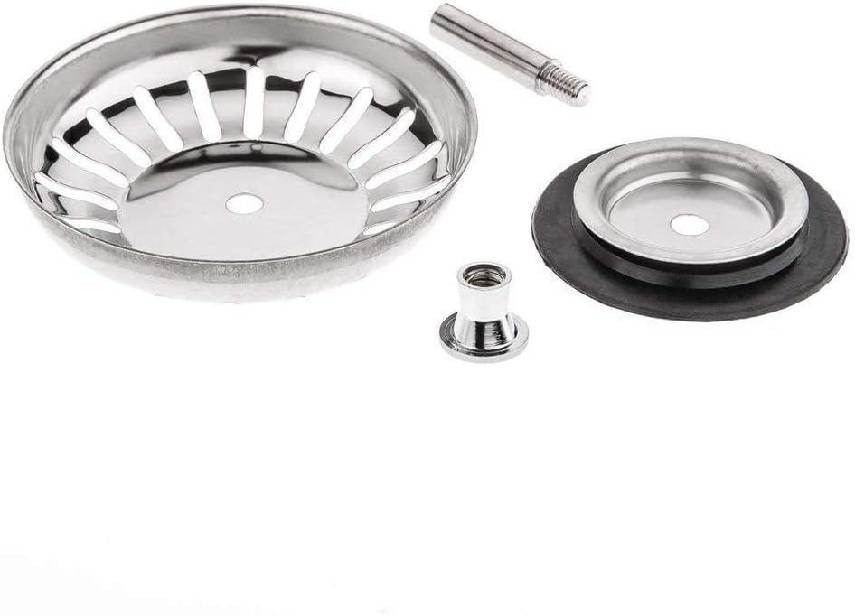 2 Pack 80MM Kitchen Sink Strainer Plug Stainless Steel Sink Strainer