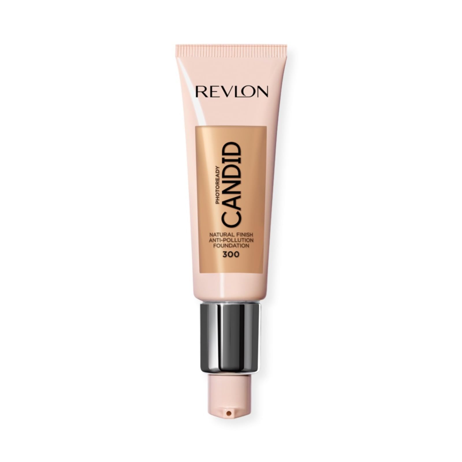 Revlon PhotoReady Candid Natural Finish Foundation, with Anti-Pollution, Antioxidant, Anti-Blue Light Ingredients, Dune (300), 22 ml