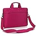 BRINCH 15.6 Inch Oxford Fabric Lightweight Laptop Shoulder Case Messenger Bag for 15-15.6 Inch Laptop/Notebook/MacBook/Chromebook Computers with Shoulder Strap Handle and Pockets (Pink)