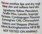 Melrose Multi Purpose Skincare Stick 18g Chapped Cracked Dry Skin Eczema Lip view 8