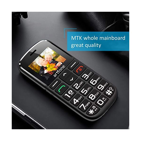 Artfone-CS182-Big-Button-Mobile-Phone-Senior-Unlocked-Mobile-Phone-with-Dock-and-1400mAh-Battery artfone CS182 Big Button Mobile Phone, Senior Unlocked Mobile Phone with Dock and 1400mAh Battery.
