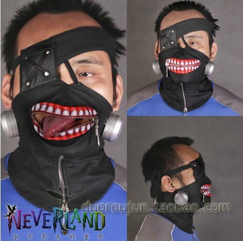 2015 - Tokyo Ghoul Mask Anime Ken Kaneki Halloween Party Masks Horror Props