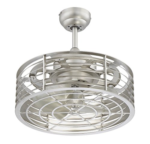 Savoy House 14-325-FD-SN Sea Side Fan D'Lier, 21" Ceiling Fan, Satin Nickel