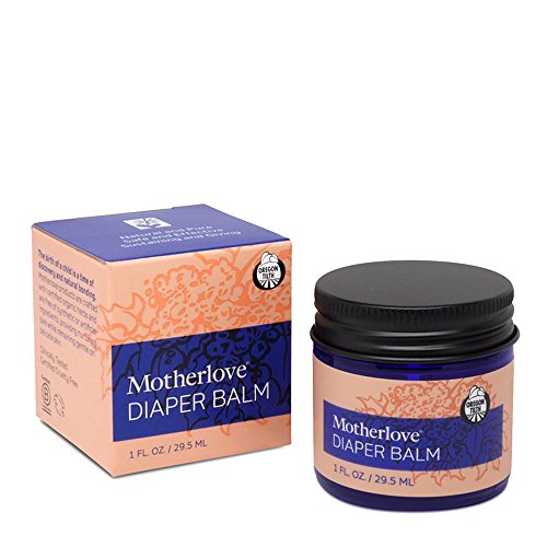 Motherlove Diaper Balm (1 oz.) Cloth Diaper Safe Herbal Ointment - Free of Zinc Oxide & Petroleum - Soothes Baby's Irritated Bottom - Formerly Known as Diaper Rash & Thrush