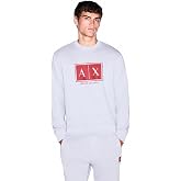 Armani Exchange Men's Box Logo Crewneck Sweatshirt