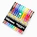 Glitter Gel Pens Set of 12 Color Art Gel Pens with free 12 Gel Ink Refills Professional Artist Premium Quality Assorted Colored Pens Comfort Grip for Adults Kids Coloring Drawing Book christmas Gift
