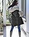 Roiii Women's Winter Thicken Faux Fur Hooded Plus Size Parka Jacket Coat Size S-3XL