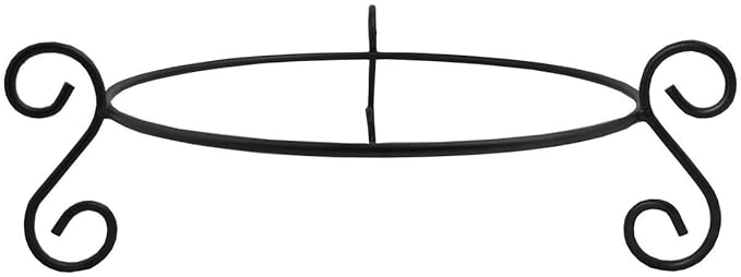 Low Profile Bird Bath Stand ~ Black