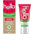 Hello Watermelon Flavour Fluoride Free Kids Toothpaste, Vegan, SLS Free, Gluten Free, Safe to Swallow for Baby and Toddlers N