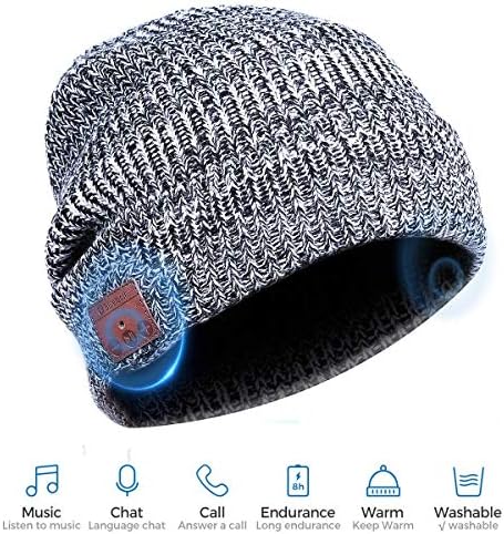 Bluetooth Beanie hat Men Women Wireless Beanie Headphones Bluetooth beaney Beanie Headphones HD Stereo Bluetooth 4.2 Valentine's Day Winter Outdoor Sport Skiing Snowboard Jogging