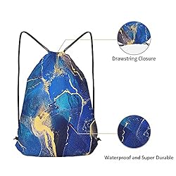 Beabes Cute Cartoon Unicorn Drawstring Bags