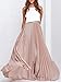 Kissky Women's Plain Formal Pleated Maxi Skirt