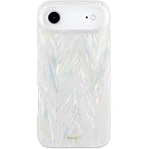 SCORPIFY for iPhone 17 Air Case [Compatible with MagSafe] with Colorful Pearl Aurora Spine Design, Cute Clear Magnetic Phone Cover for Women Girls and Men,Bumper with Mother of Pearl Shell Pattern