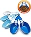 Petfactors Set of Five Pet Food Scoop, Plastic, Measuring Cups, for Dog, Cat and Bird Food