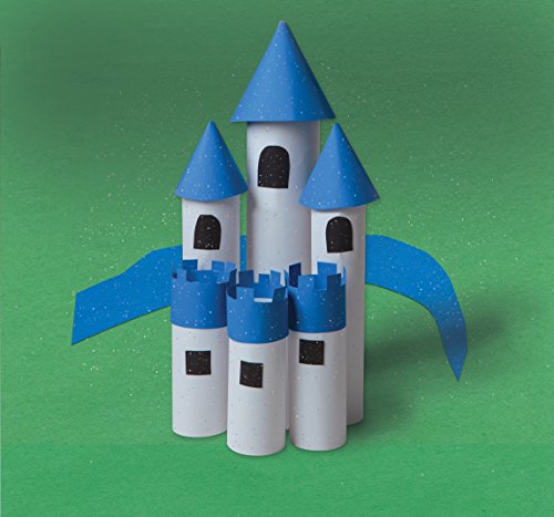 Pacon Glitter Construction Paper Pad, 5 Assorted Colors, 9" x 11-1/2, 50 Sheets