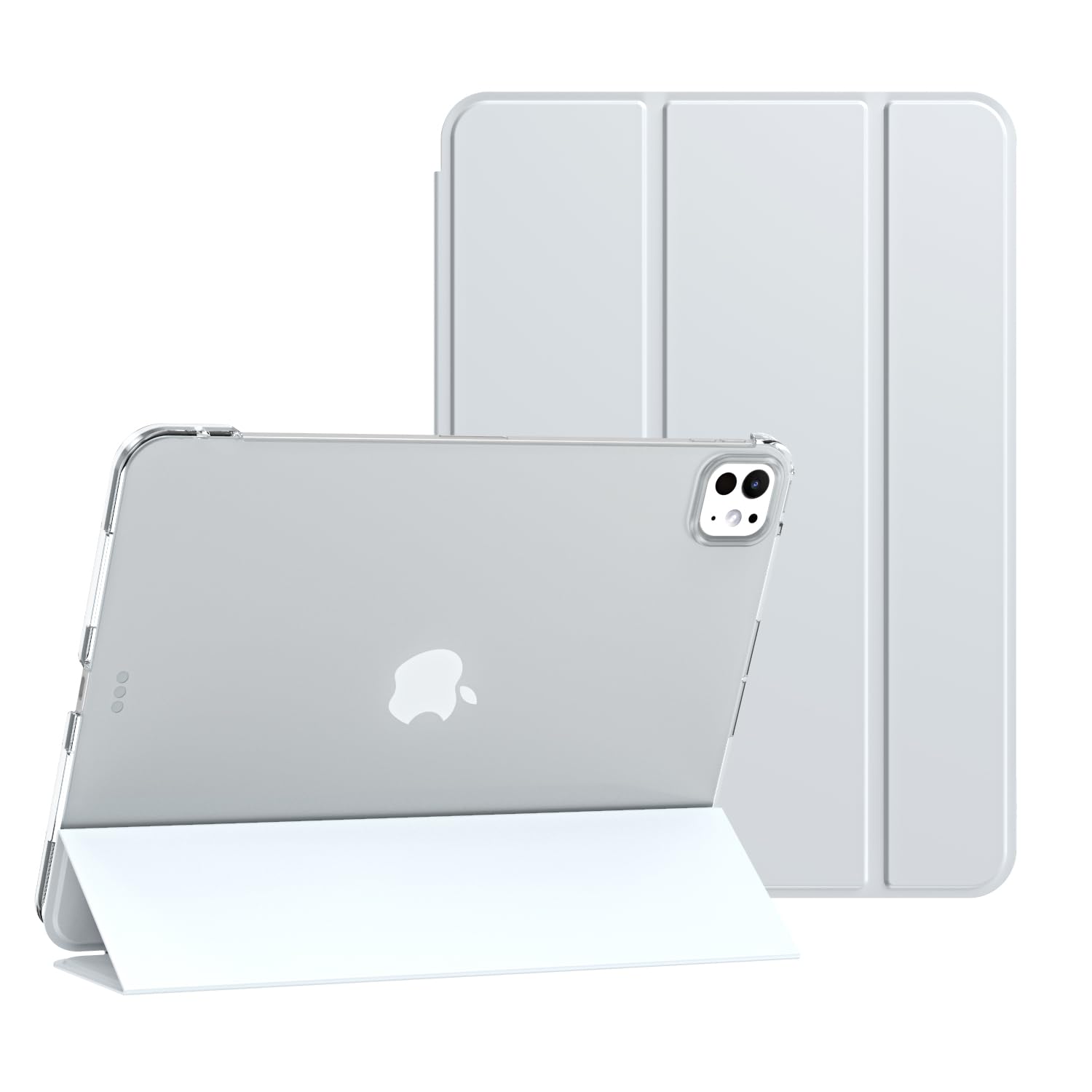 Smart Magnetic Stand Case for Apple iPad Pro 11 – Compatible Only with 2022, 2021, 2020, 2018 Models – Slim Protective Cover (Silver)