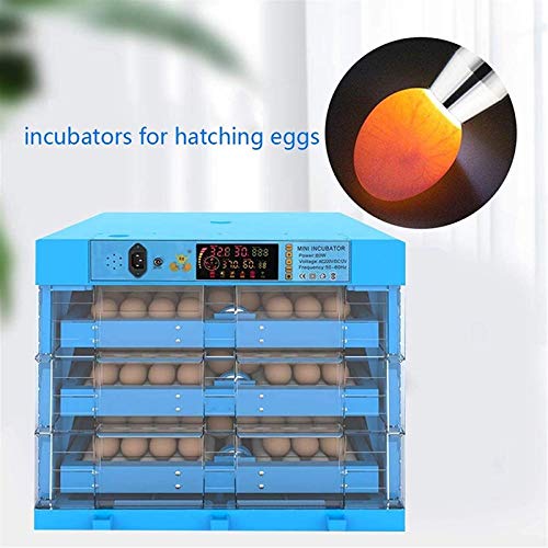 Brutmaschine Vollautomatisch 192 Hühner Eier Brutgerät, Intelligent Brutautomat mit LED Temperatur… – Bild 6