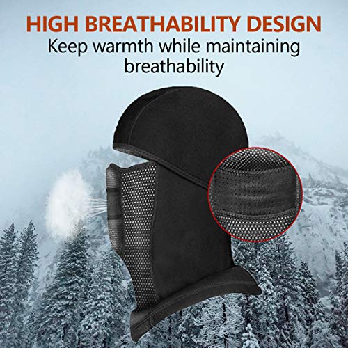 YINXN Balaclava Mask, Winter Ski Mask Balaclava Face Mask Windproof Fleece Tactical Balaclava Face Mask for Men, Women, Skiing, Cycling, Snowboarding