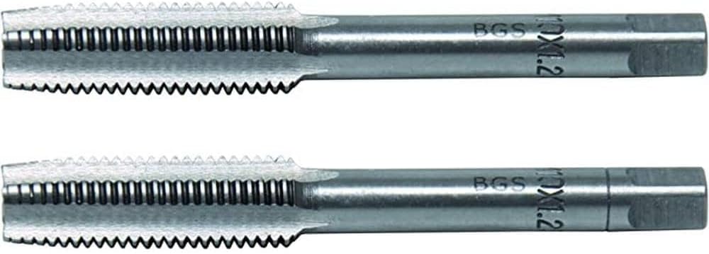 BGS 1900-M10X1.25-B Tap Set Starter and Plug Tap 2 pcs M10 x 1.25