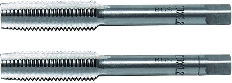 BGS 1900-M10X1.25-B Tap Set Starter and Plug Tap 2 pcs M10 x 1.25