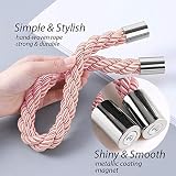 Pretty Jolly 2 Pack Magnetic Curtain Tiebacks Pink Modern Drape Holdbacks view 3