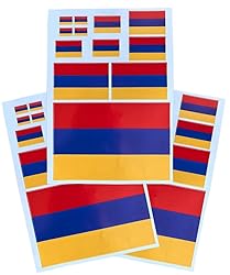 EUIOSFDC Decal in Multiple Sizes Armenia Flag
