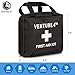 82 Piece First Aid Medical Kit for Home, Business, Travel, Camping, Vehicle, Kids. OSHA Compliant 2019 Small First Aid Kit in Nylon Bag. Includes Guide, Scissors, Tweezers, Bandages, Gauze, Tape