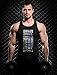 Thin Blue Line American Flag Men's Tank Top 4th of July Singlet Large Black