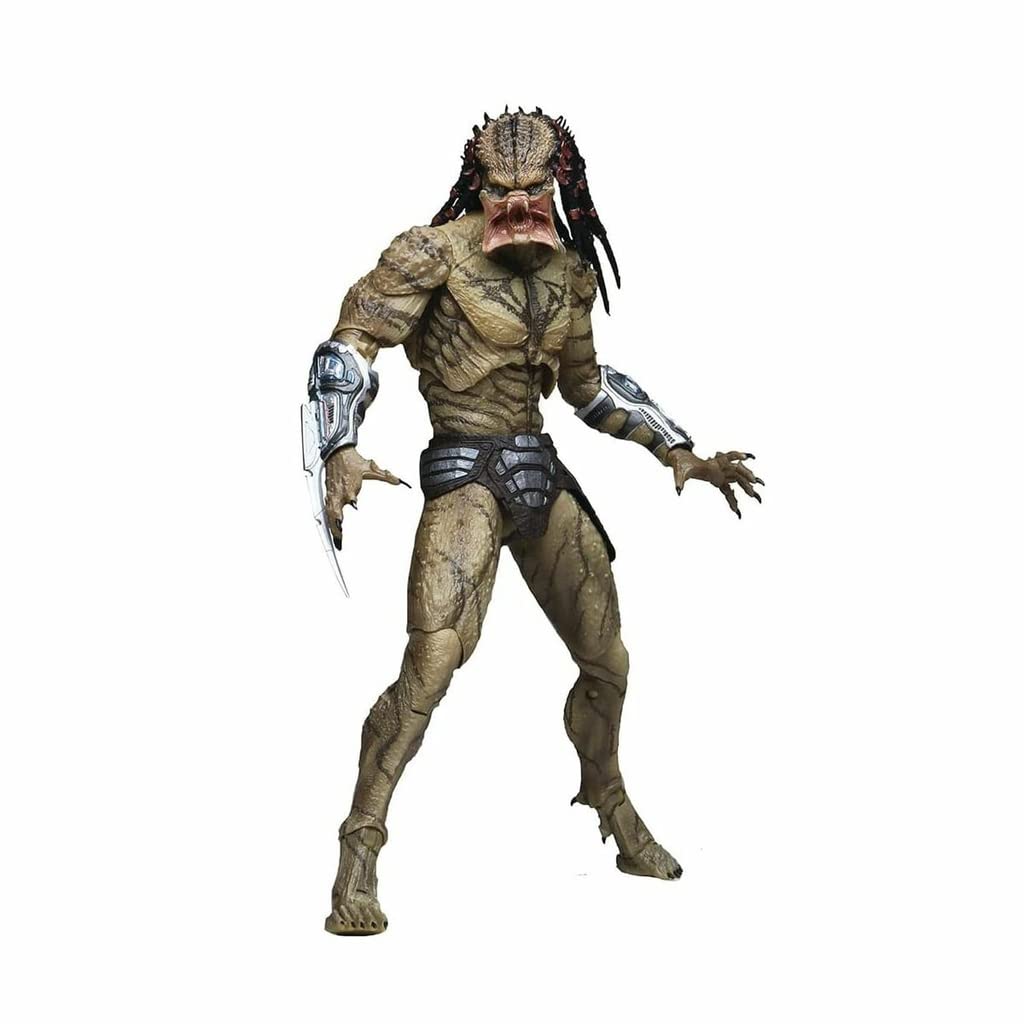 NECA Offical Predator Unarmored Assassin Predator Deluxe Ultimate 7" Action Figurine, Adult Collectible Item, Halloween