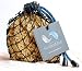 Luxury Natural Sea Yellow Bath Sponge 4-5" in a Real Hand Made Fishing Net, a Natural Renewable Resource
