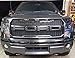 Raptor Style Grille For 2009-2014 Ford F-150 Front Grill Replacement Gray W/Amber LED Lights XL STX FX4