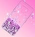 Galaxy Note 9 Case SunStory Luxury Fashion Design with Moving Shiny Quicksand Glitter and Double Protection with PC Layer and TPU Bumper Case for Samsung Galaxy Note 9 Phone (Purple)