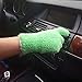 Evridwear Microfiber Gloves for Plant Dusting,2 Pairs Reusable Leaf Cleaning Glove for Houseplants,Blinds,Furniture and Small Objects