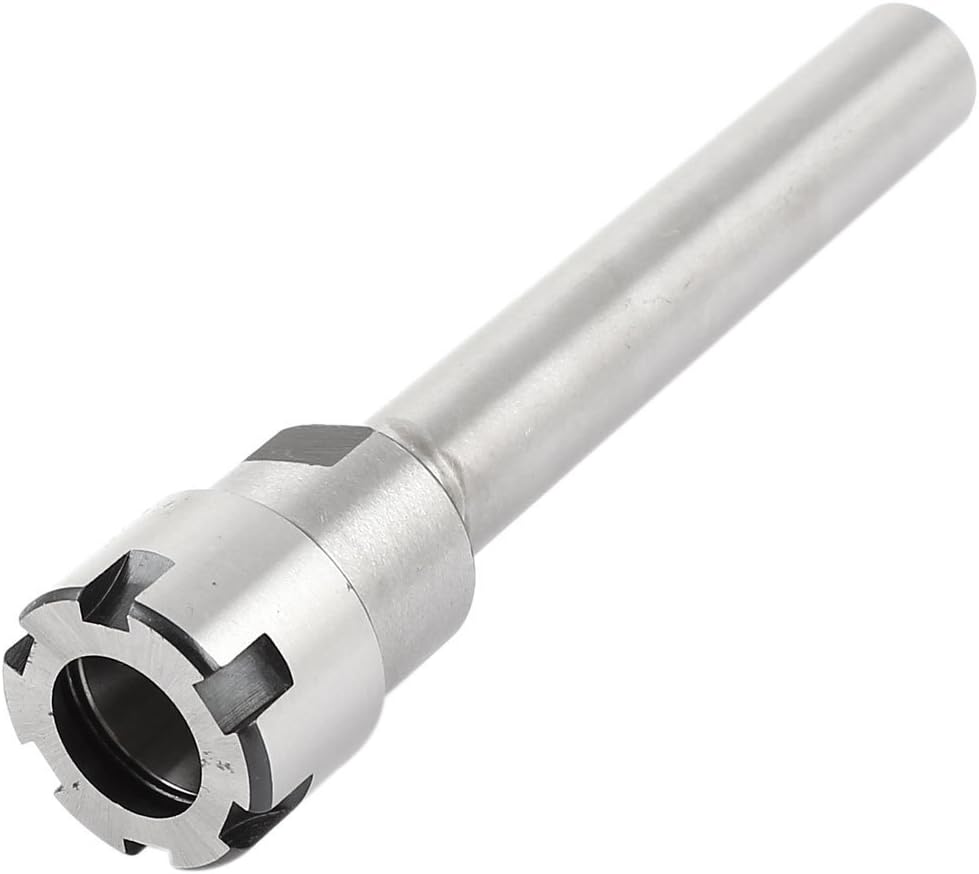 Sourcing Map ER11 Spannzangenhalter 10mm Schaft - 100mm Verlängerung Für CNC Fräsen | C10-ER11 M-100L