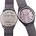 WASTIME Customized Engraved Wooden Watch, Casual Handmade Wood Watch for Men Women Husband Wife Dad Mom Son Family (A-for Son from Mom)