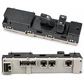 19115820 Front Right Passenger Door Window Switch Controls for 2003-2006 Chevy Silverado Avalanche Tahoe Yukon, for GMC Sierra 1500 2500 3500 Crew Cab, for Cadillac Escalade Hummer H2
