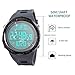 Men's Digital Sports Watch Large Numbers Waterproof Stopwatch Countdown LED Military Wristwatches for Men