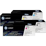 H-P 305A Black, Cyan, Yellow, Magenta Toner Cartridge Set CE410A / CE411A / CE412A / CE413A for HP Laserjet Pro M451/M475