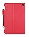 Kindle Fire HD 7 2014 Case, roocase Dual View 2014 Fire HD 7 Folio Case with Sleep/Wake Smart Cover with Multi-Viewing Stand for Amazon Kindle Fire HD 7 Tablet (4th Generation - 2014 Model), Red