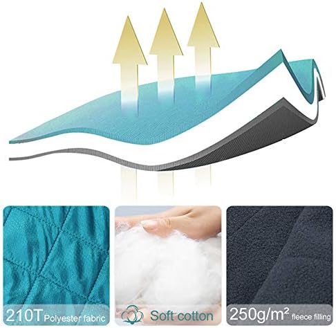 Water-resistant picnic blanket with doors, ideal for camping, measures 51 inches.