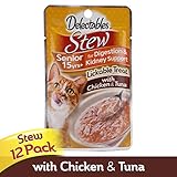 Delectables Stew Lickable Wet Cat Treats - Chicken and Tuna, 1,4 oz, pack of 12