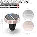 Magnetic Car Mount PAMKER Universal Colorful Air Vent Aluminum Alloy Car Phone Holder Cradle for iPhone X/8/7/6S/6/plus, Samsung Galaxy S9/S8/S7/Note 5, GPS Devices-[Rose Gold]