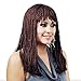 Synthetic Braided Long Wig (1B-off black)