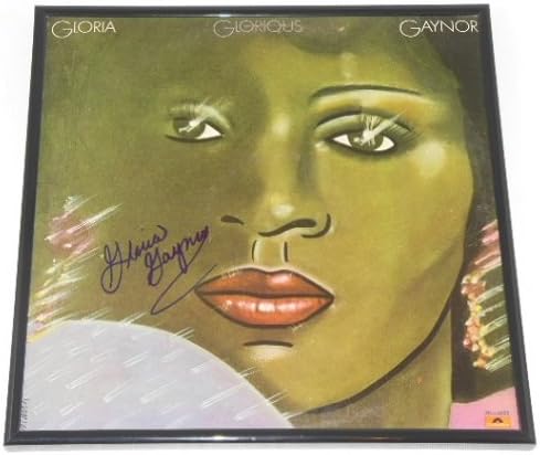 Gloria Gaynor Glorious Hand Signed Autographed Lp Record Album with Vinyl Framed Loa