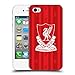 Official Liverpool Football Club 88-89 Home Kit Retro Crest Hard Back Case for Apple iPhone 4 / 4S