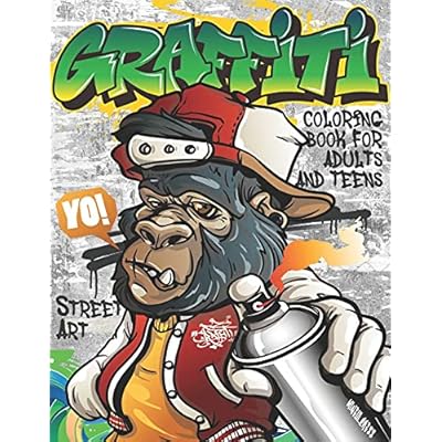 Download Buy Graffiti Coloring Book For Adults And Teens Street Art Coloring Book With 50 Fun Graffiti Art Coloring Pages Graffiti Coloring Books Paperback Large Print January 27 2021 Online In Taiwan B08vcl16m9