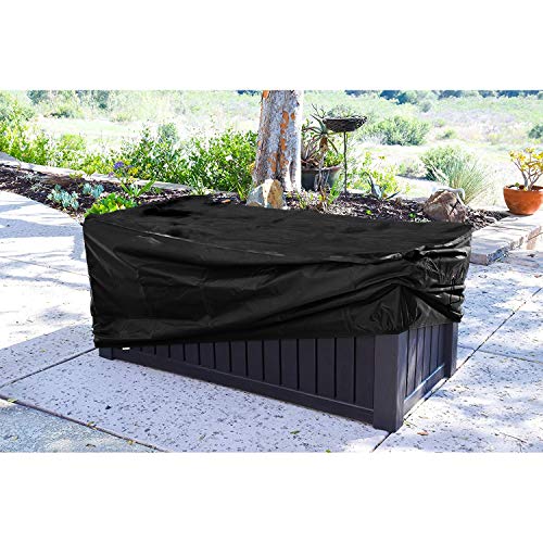 EPCOVER Patio Deck Box Cover to Protect Large Deck Boxes,Patio Deck Box