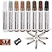 Argomax Floor and Furniture Markers Touch Up Repair System Kit Cover Wood Scratch Touch Up Filler Restorer of Wooden Table, Door, Cabinet, Veneer Maple Used for Any Wood (8 Color)