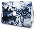 KECC Compatible with MacBook Air 13 inch Case 2010-2017 Release (Old Version) A1466 A1369 Plastic Hard Shell for MacBook Air 13.3 inch, Black Grey Marble